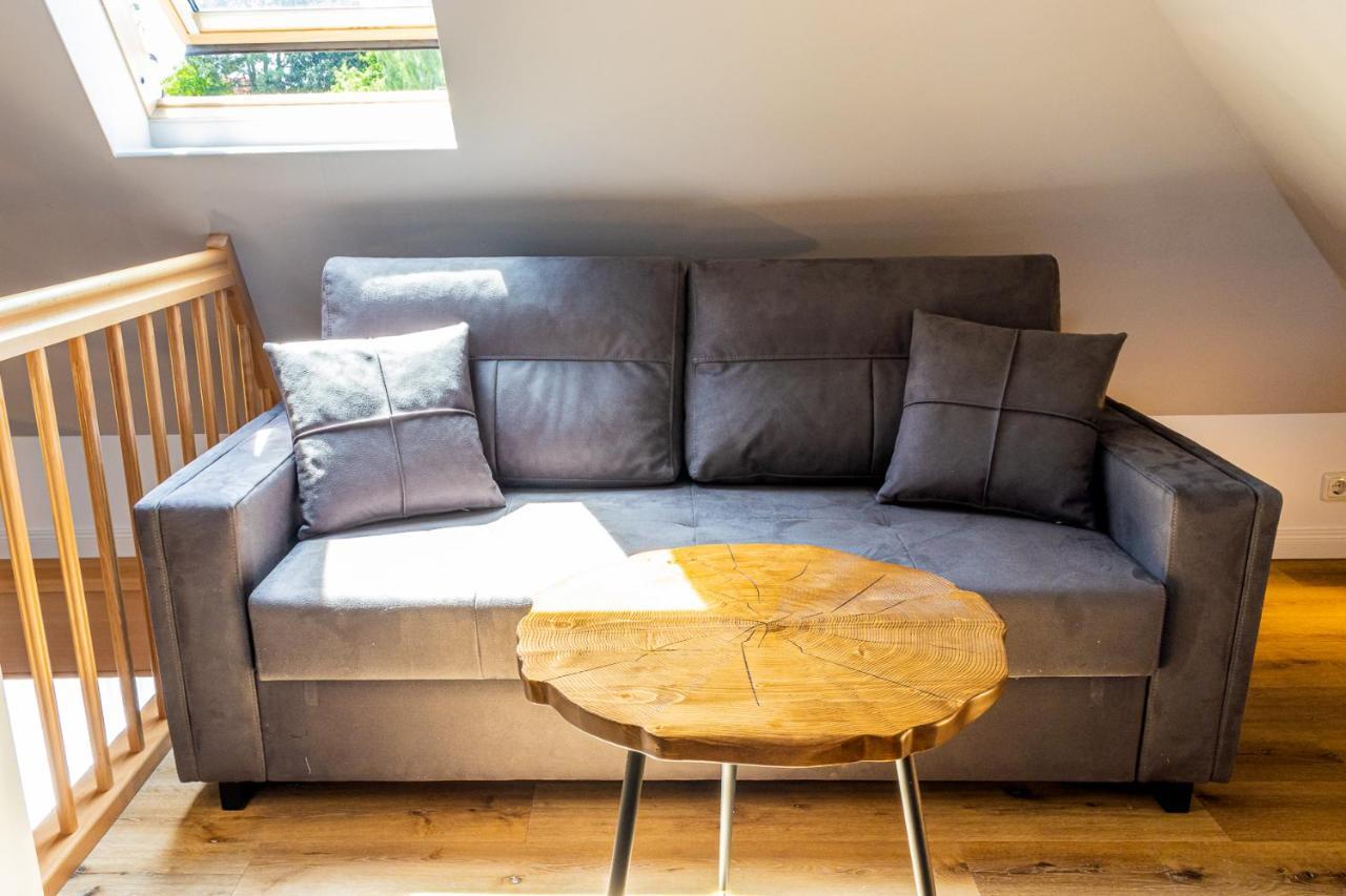 Moderne Maisonette Ferienwohnung Mit Gartenzugang, Nur 7 Gehminuten Zum Strand, Parkplatz & Fahrradunterstellplatz Scharbeutz Dış mekan fotoğraf